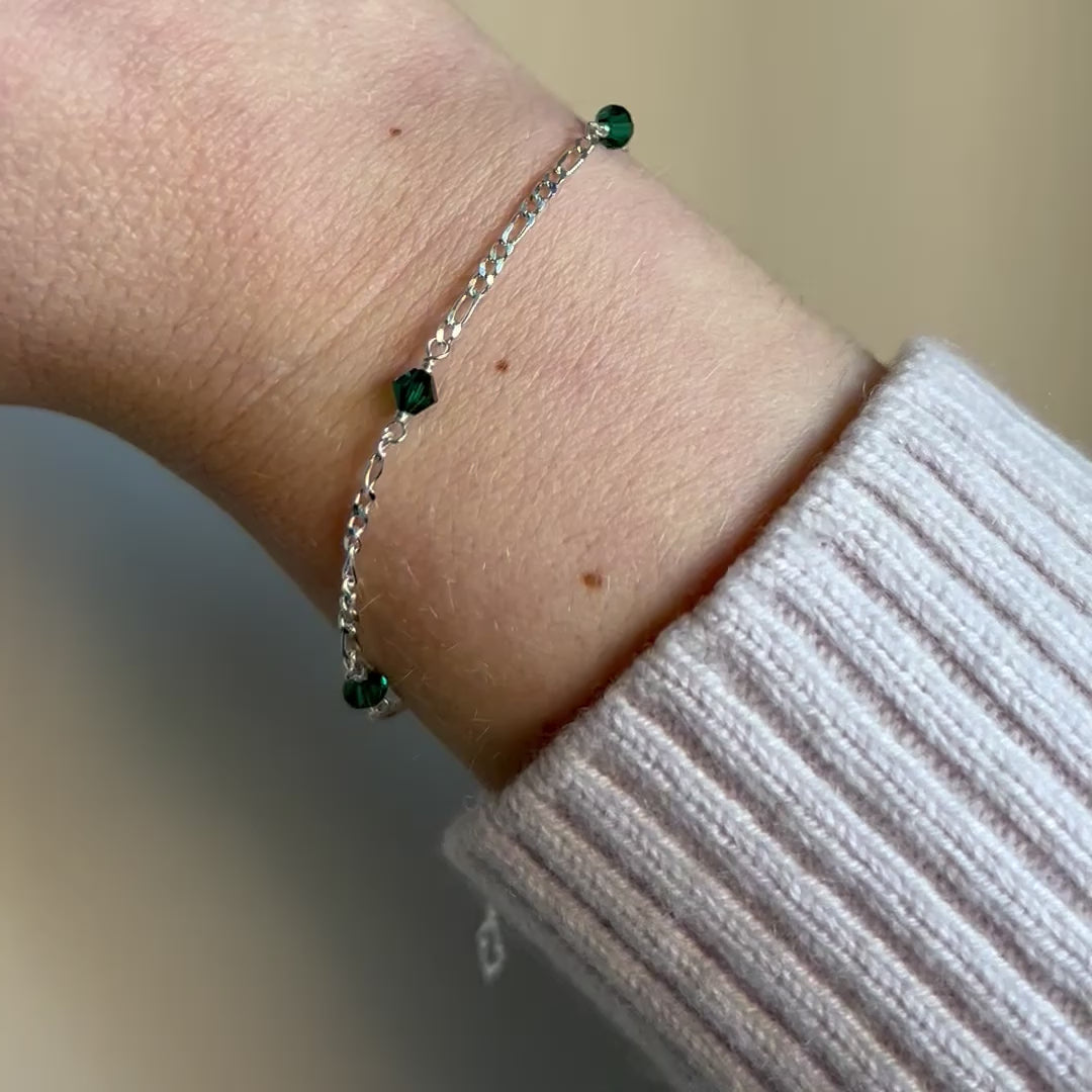 Swarovski Crystal Emerald Green Bracelet