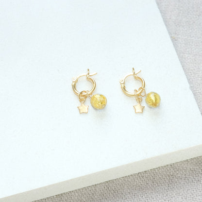 Shine On Huggie Earrings - Gold Vermeil