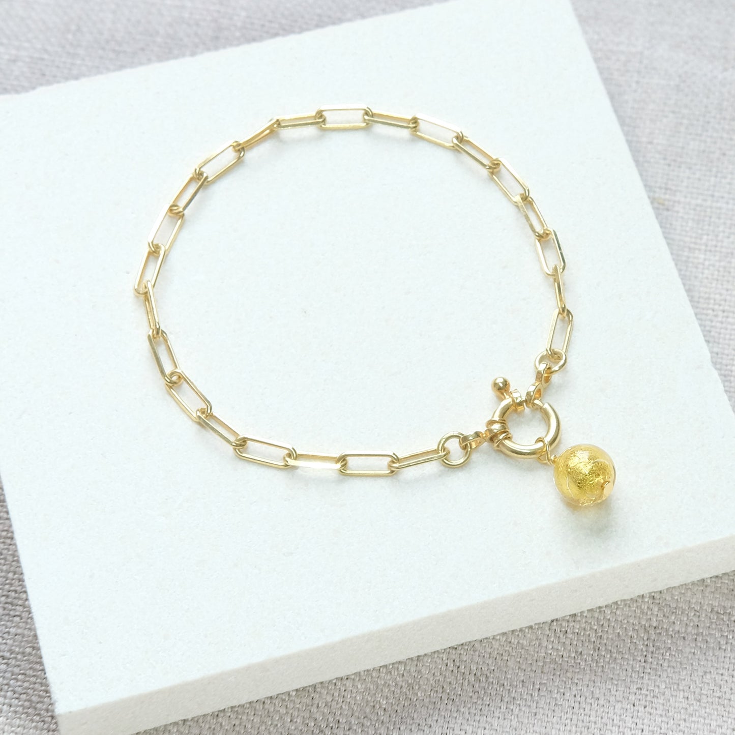 Shine On Pendant Bracelet - Gold vermeil