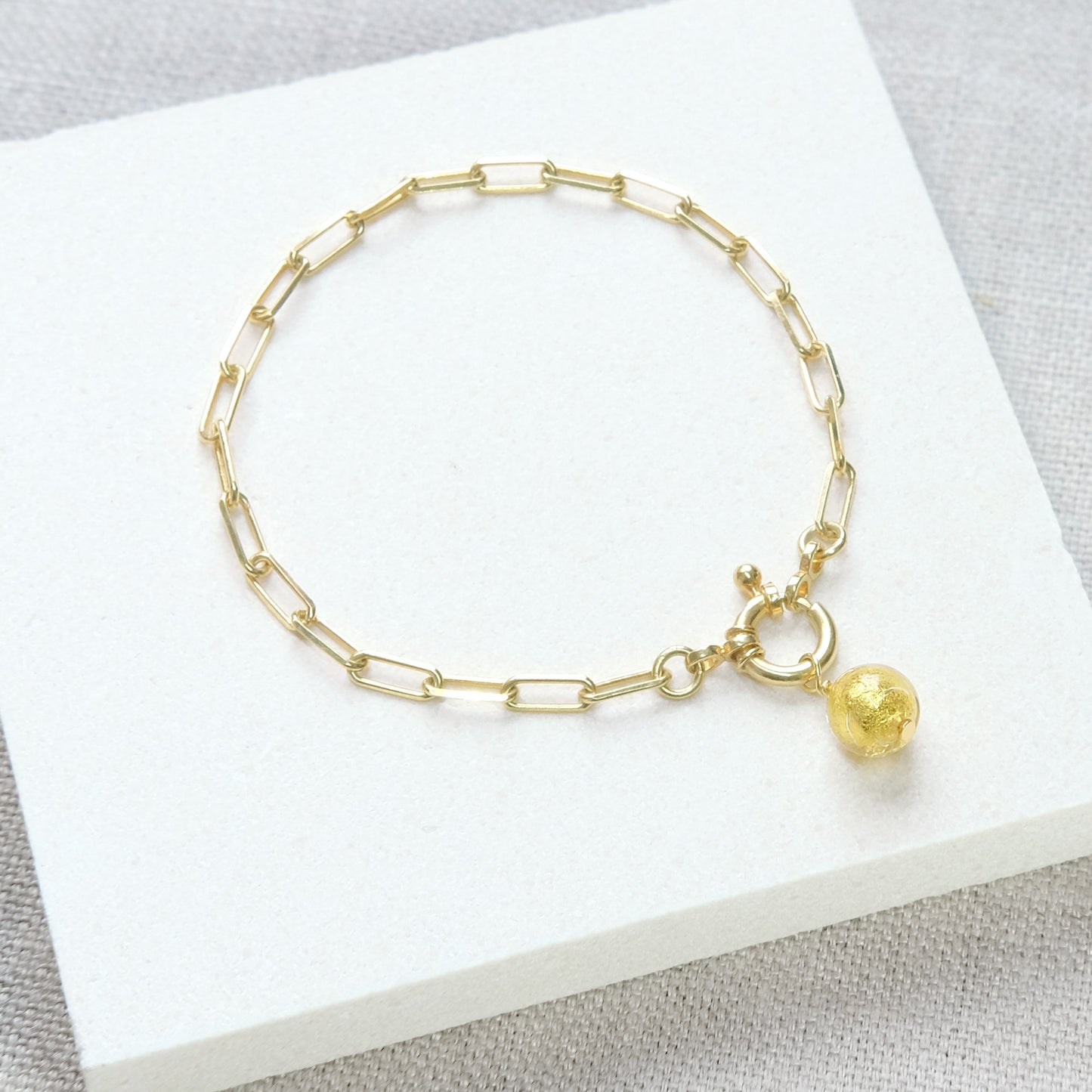 Shine On Pendant Bracelet - Gold vermeil