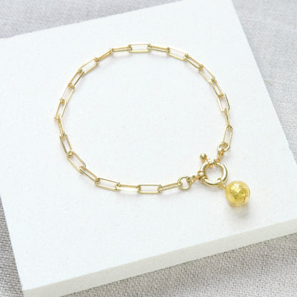 Shine On Pendant Bracelet - Gold vermeil