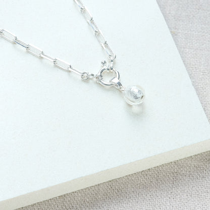 Shine On Charm Necklace - Sterling Silver