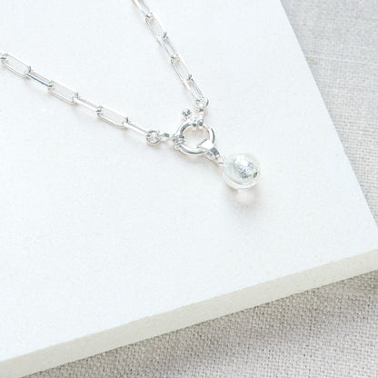 Shine On Charm Necklace - Sterling Silver