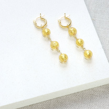 Shine On Trio Hoop Earrings - Gold Vermeil