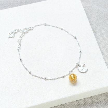 Sun and Moon Bracelet - Sterling Silver